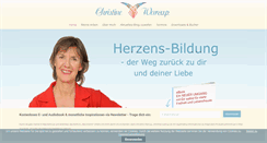 Desktop Screenshot of christine-warcup.de